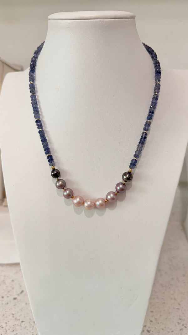 ARIEL 9 necklace - Iolite