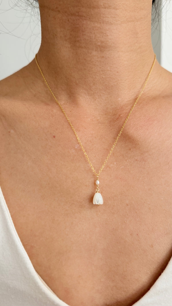 PIKAKE x keshi pendant necklace