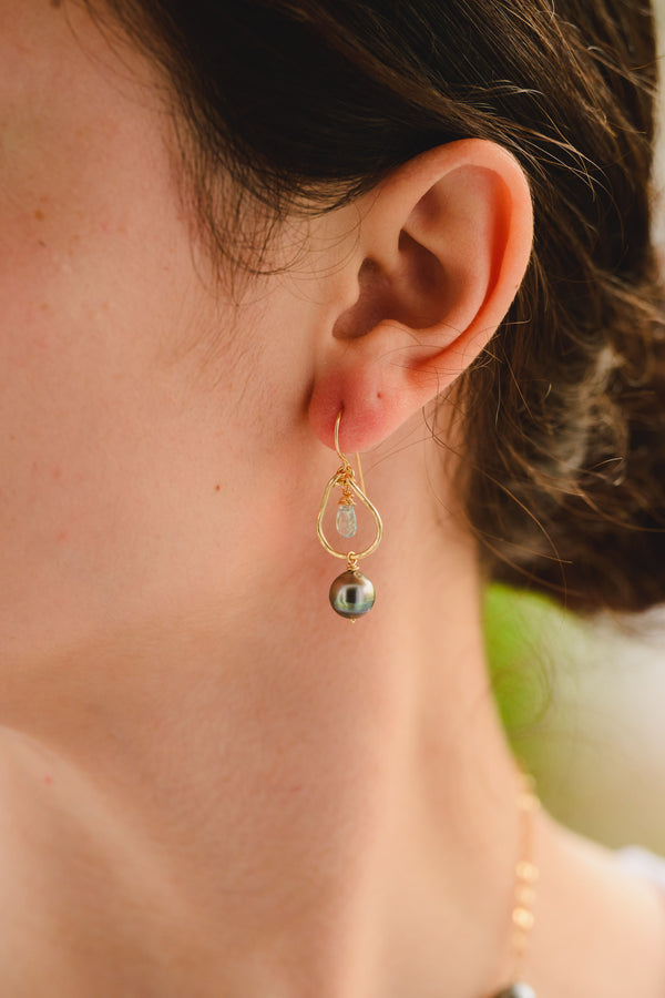 Gillian tear earrings