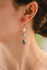 Le'a drop earrings - Tahitian