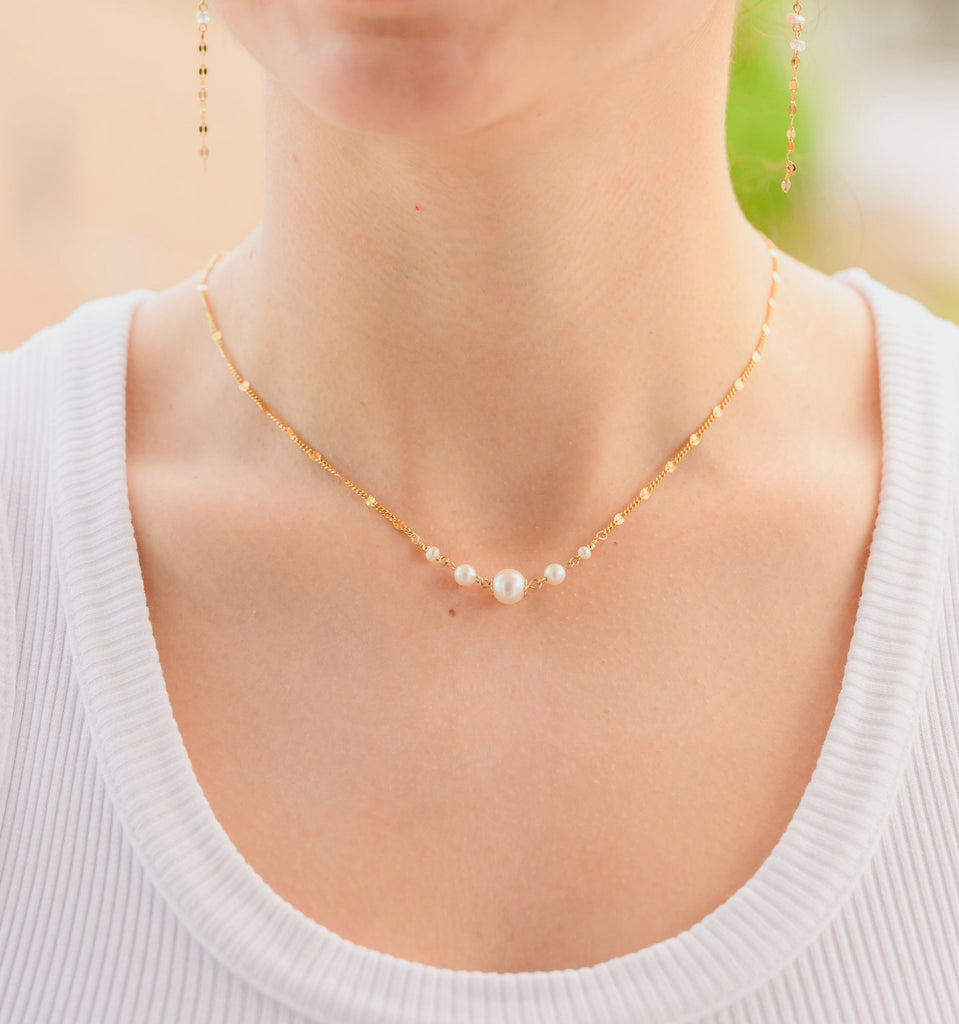 CLARICE necklace - Akoya pearl