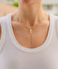 Lanikai lariat necklace - Freshwater