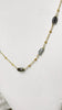 Tahitian Keshi station necklace