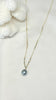 BELLE necklace - Ice Blue Tahitian pearl