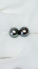9-10mm Tahitian stud earrings - 14K
