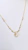 Cornflake freshwater necklace