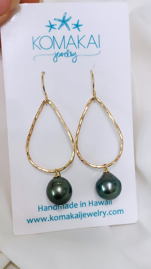Tahitian Pearl Teardrop earrings