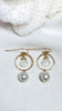 Gillian hoop earrings - Freshwater Pearl