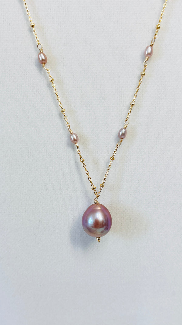 Belle necklace - Edison pearl