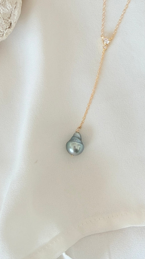 Mystic necklace - 10-11mm Tahitian
