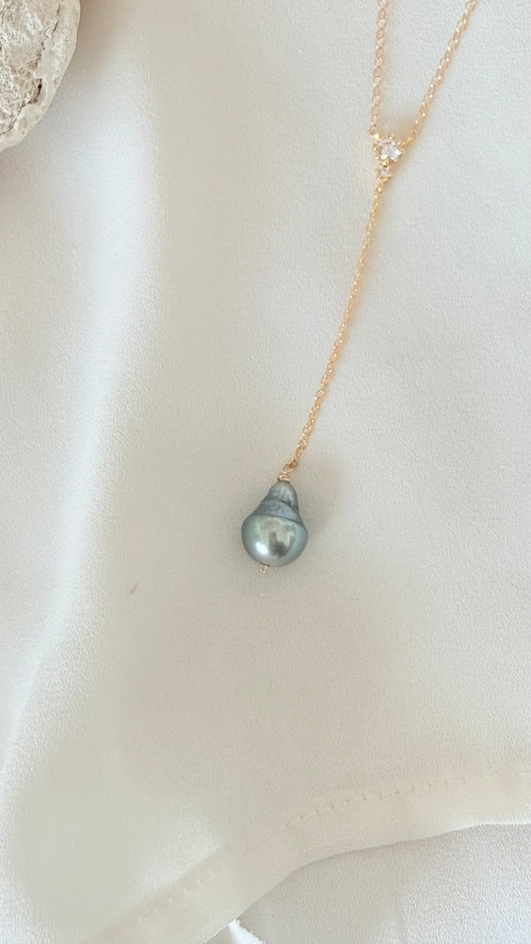 Mystic necklace - 10-11mm Tahitian