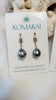 Tahitian pearl huggy earrings
