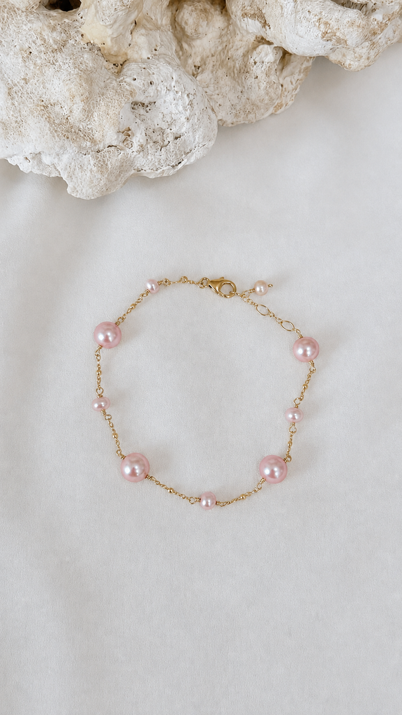 Petite EVELYN bracelet - Light Pink Edison