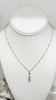 Tahitian Keshi pendant necklace