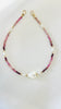 Pikake x keshi gemstone bracelet