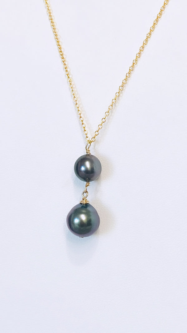 Coco necklace - Tahitian pearl