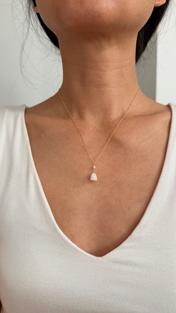 PIKAKE x keshi pendant necklace