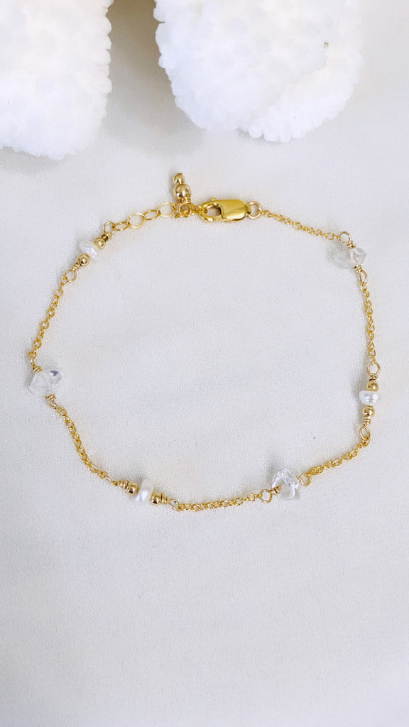 Herkimer bracelet