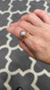 Pink solitaire ring size 6