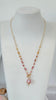Lanikai toggle necklace - Pink Edison