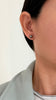 Tahitian Keshi studs - Classic gray