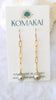 Stella drop earrings