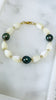 Pikake x Tahitian pearl bracelet