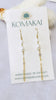 CELINE drop earrings - Freshwater keshi