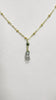 Tahitian Keshi pendant necklace