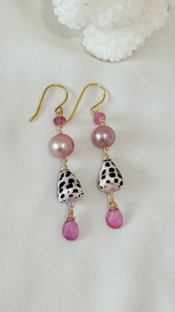 Trinidad drop earrings - Hebrew x Tourmaline