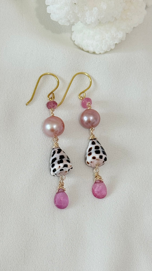 Trinidad drop earrings - Hebrew x Tourmaline