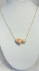 Floating Cone Shell x Pearl necklace