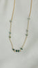 Emma necklace - Green Tourmaline