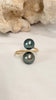 Tahitian pearl bypass ring
