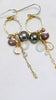 Waterfall hoop earrings - Champagne