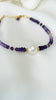 AVALON pearl bracelet - Amethyst