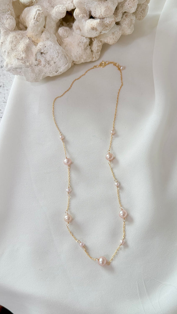 Petite EVELYN necklace - Edison pearl