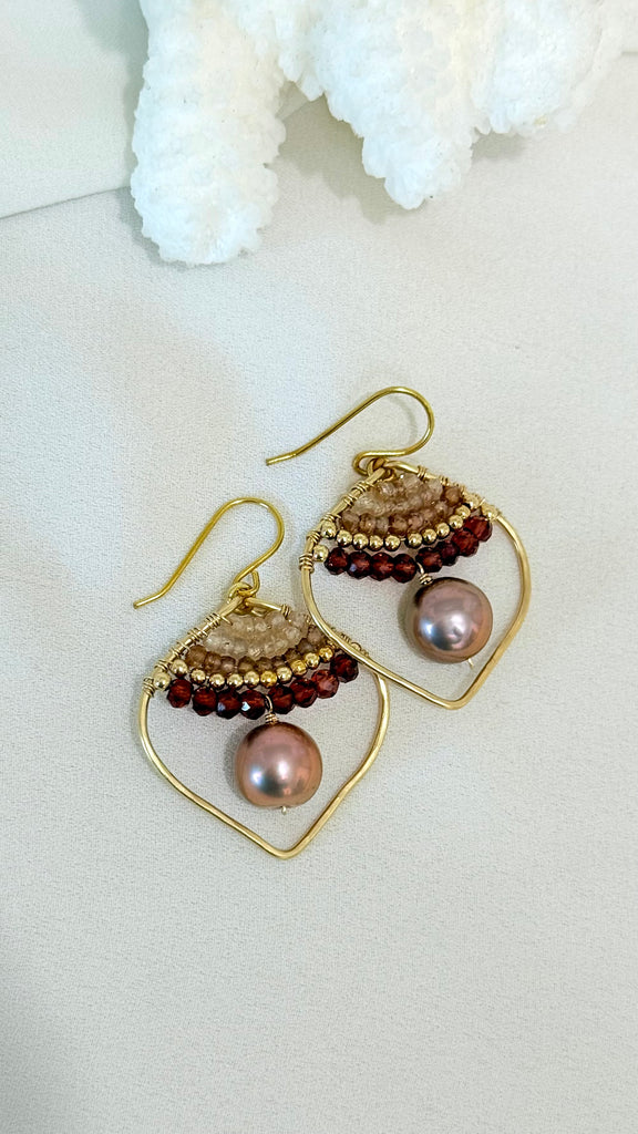MOROCCO earrings - Bronze Edison