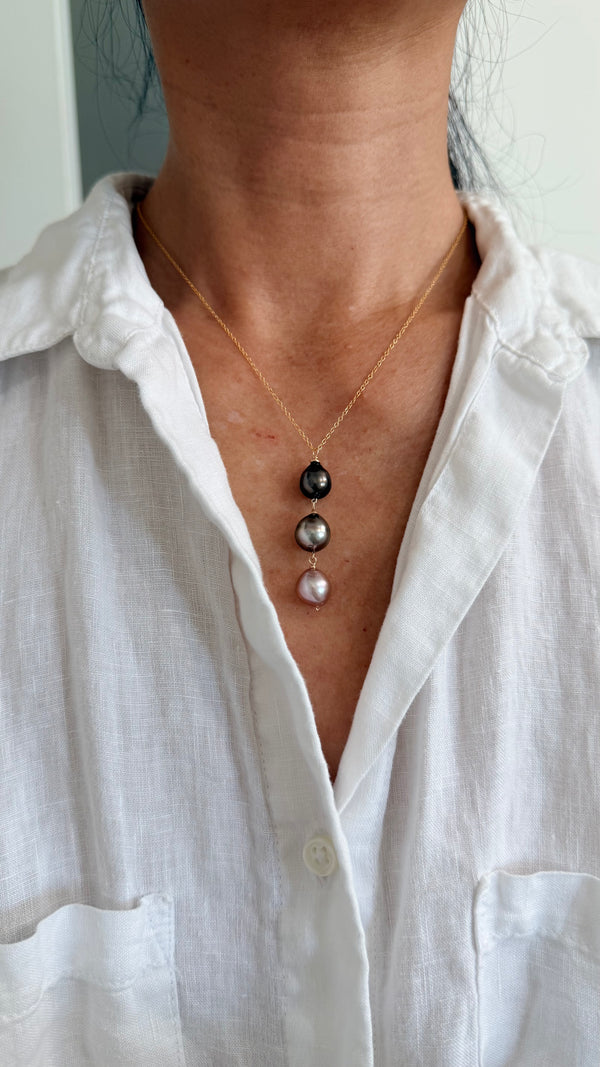 Le'a Lariat - Chocolate ombre