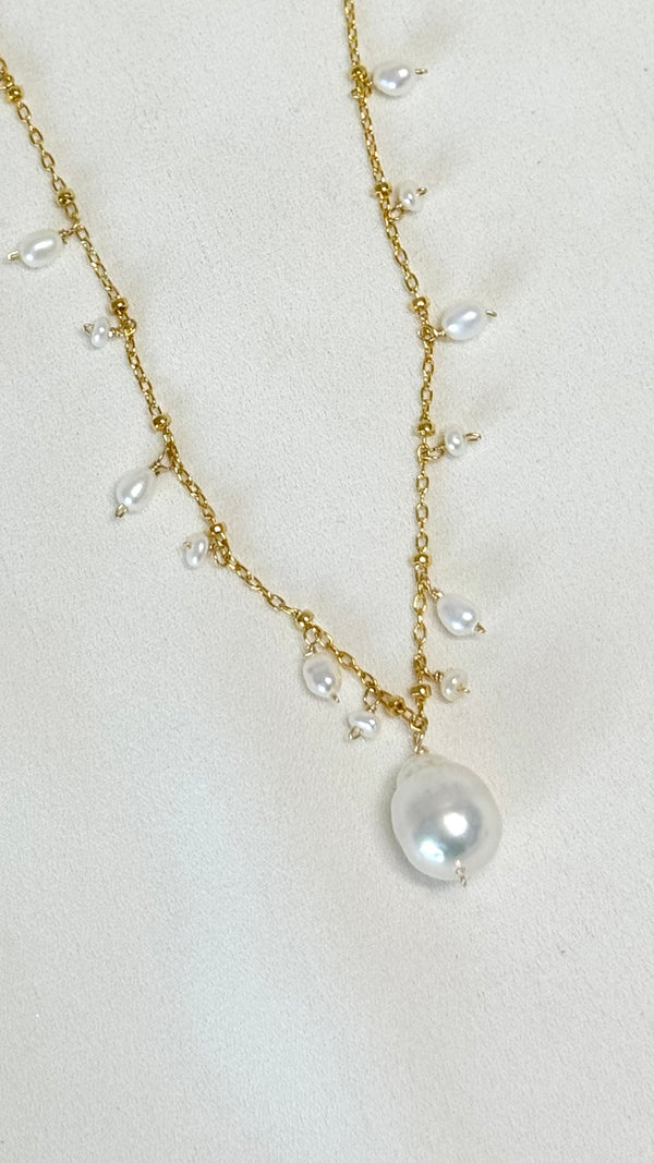 Sprinkle Pearl necklace - White South Sea