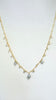 Celestial necklace - Ombre Silver Keshi