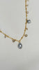 Celestial necklace - Ombre Silver Keshi