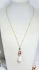 Le'a lariat necklace - Hebrew shell
