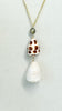 Le'a lariat necklace - Hebrew shell