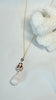 Le'a lariat necklace - Hebrew shell