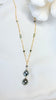 BELLE necklace - Double Tahitian