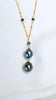 BELLE necklace - Double Tahitian