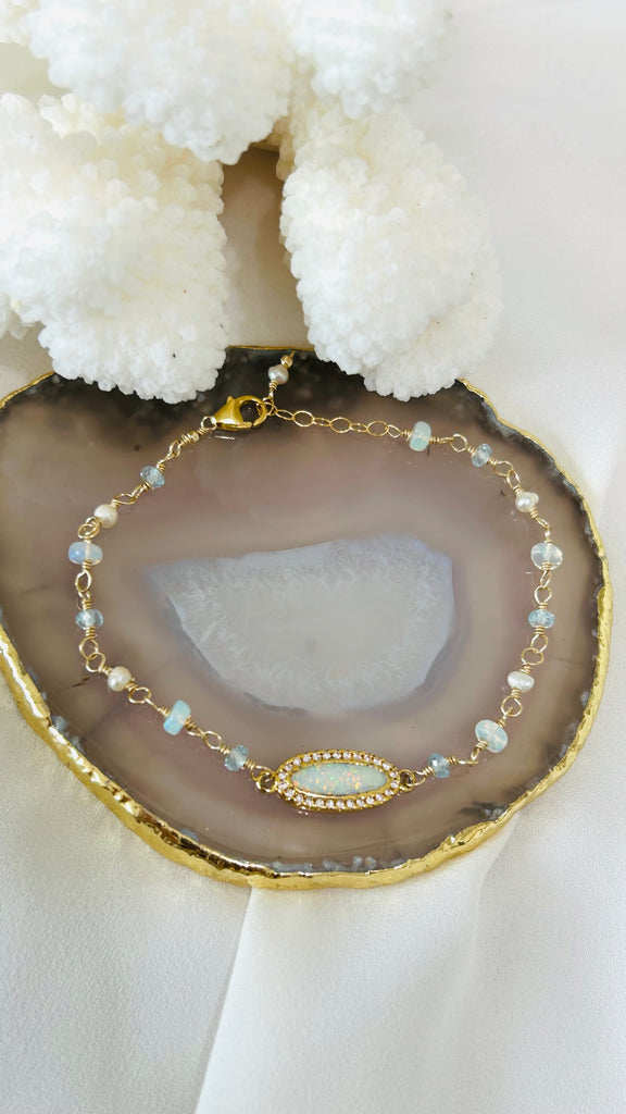 Beatrice gem bracelet