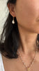 Freshwater Flameball huggy earrings