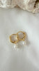 Simple huggy earrings - Freshwater keshi